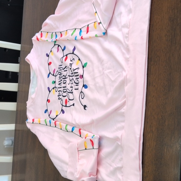 Mickey Mouse My Favorite Color Is 🎄 Christmas Lights Top - Picture 4 of 9